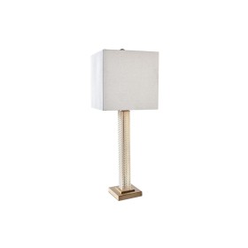 Lampada da tavolo DKD Home Decor Beige Dorato Metallo Cristallo 50 W 220 V 28 x 28 x 76 cm di DKD Home Decor, Lampade da tavo...