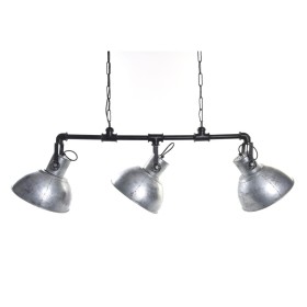 Candeeiro de teto DKD Home Decor 122 x 29 x 42 cm Prateado Preto Metal 50 W de DKD Home Decor, Iluminação de teto interior - ...