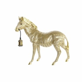 Lâmpada de mesa DKD Home Decor Zebra Dourado 220 V 50 W Moderno (55 x 22 x 51 cm) de DKD Home Decor, Candeeiros de mesa e de ...