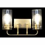 Wall Lamp DKD Home Decor Crystal Golden Metal 220 V 50 W (41 x 17 x 24 cm) by DKD Home Decor, Multi-armed Lights - Ref: S3031...