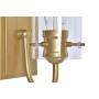 Wandleuchte DKD Home Decor Kristall Gold Metall Durchsichtig 220 V 50 W Moderne (13 x 17 x 27 cm) von DKD Home Decor, Mehrfla...