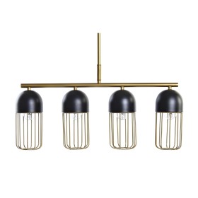 Suspension DKD Home Decor Noir Doré 220 V 50 W (60 x 11 x 26 cm) de DKD Home Decor, Plafonniers - Réf : S3031456, Prix : 122,...