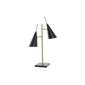 Desk lamp DKD Home Decor Black Golden Metal 25 W 220 V 38 x 16 x 64 cm by DKD Home Decor, Bedside and Table Lamps - Ref: S303...