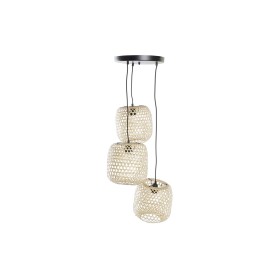 Suspension DKD Home Decor 43 x 43 x 100 cm Noir Marron Bambou 50 W de DKD Home Decor, Plafonniers - Réf : S3031487, Prix : 10...