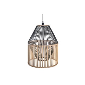 Lámpara de Techo DKD Home Decor Marrón Negro Madera Bambú 50 W 43 x 43 x 53 cm de DKD Home Decor, Iluminación de techo de int...