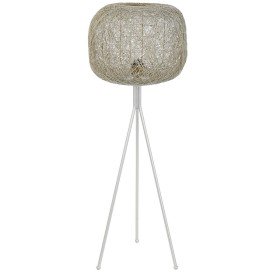 Floor Lamp Alexandra House Living White Grey 220-240 V 38 x 154 x 38 cm | Tienda24 - Global Online Shop Tienda24.eu