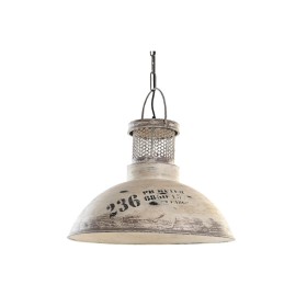 Ceiling Light DKD Home Decor White Brown Natural Wood Metal 50 W 53 x 53 x 40 cm by DKD Home Decor, Ceiling Lights - Ref: S30...