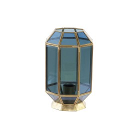 Lámpara de mesa DKD Home Decor Cristal Azul Dorado 220 V Latón 50 W Moderno (18 x 19 x 29 cm) de DKD Home Decor, Lámparas de ...