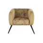 Sillón DKD Home Decor 75 x 71 x 71 cm Negro Metal Amarillo de DKD Home Decor, Sillas - Ref: S3031816, Precio: 259,04 €, Descu...