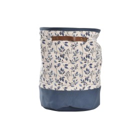 Laundry basket DKD Home Decor Blue White Plastic 30 x 30 x 40 cm by DKD Home Decor, Laundry Baskets - Ref: S3031864, Price: 1...