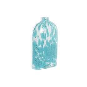 Jarrón DKD Home Decor Azul Cristal Mediterráneo 12 x 7,5 x 21,5 cm de DKD Home Decor, Jarrones - Ref: S3031984, Precio: 17,29...