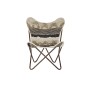 Garden chair DKD Home Decor Black Brown Cotton Iron (74 x 65 x 90 cm) by DKD Home Decor, Armchairs - Ref: S3032029, Price: 11...