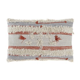 Coussin DKD Home Decor 60 x 15 x 40 cm Rayures Orange Blanc de DKD Home Decor, Coussins - Réf : S3032043, Prix : 23,90 €, Rem...