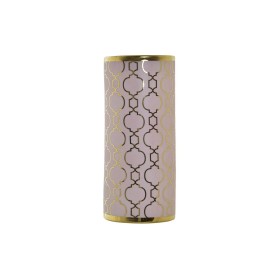 Vaso Bianco Champagne Alluminio Cristallo 15 x 15 x 30 cm | Tienda24 - Global Online Shop Tienda24.eu