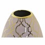 Vaso DKD Home Decor Porcelana Cor de Rosa Dourado Oriental Cromado 16 x 16 x 18 cm de DKD Home Decor, Jarrões - Ref: S3032092...