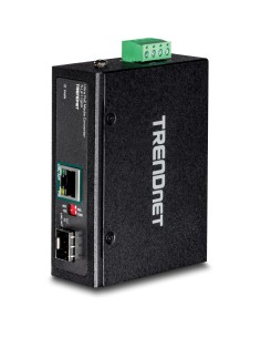 PoE Injector Trendnet TI-IG60 1000 Mbit/s Black | Tienda24 Tienda24.eu