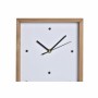 Orologio da Parete DKD Home Decor Bianco Marrone Legno Case Città 20 x 4 x 30 cm | Tienda24 - Global Online Shop Tienda24.eu