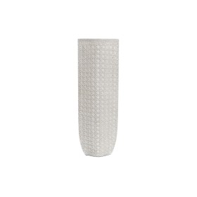 Vase DKD Home Decor 17 x 10 x 47 cm Blanc Résine Moderne de DKD Home Decor, Vases - Réf : S3032119, Prix : 27,25 €, Remise : %