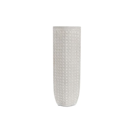 Jarrón DKD Home Decor 17 x 10 x 47 cm Blanco Resina Moderno | Tienda24 - Global Online Shop Tienda24.eu