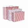 Set de boîtes décoratives DKD Home Decor Toile Bois (40 x 31 x 15 cm) de DKD Home Decor, Boîtes - Réf : S3032124, Prix : 62,4...