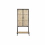 Credenza DKD Home Decor Nero Naturale Metallo Rattan 65 x 35 x 130,5 cm di DKD Home Decor, Credenze e buffet - Rif: S3032161,...