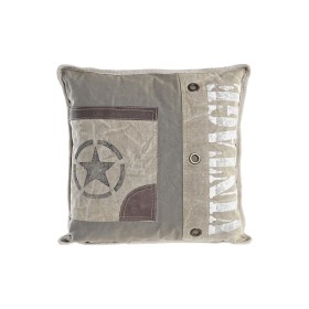 Coussin DKD Home Decor Gris Blanc Vintage 45 x 15 x 45 cm de DKD Home Decor, Coussins - Réf : S3032183, Prix : 14,85 €, Remis...