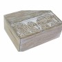 Jogo de Caixas Decorativas DKD Home Decor Elefante Branco Madeira de mangueira 18 x 13 x 8 cm (2 Unidades) de DKD Home Decor,...