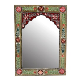 Wall mirror DKD Home Decor Floral Multicolour MDF Wood (41 x 2 x 56 cm) by DKD Home Decor, Wall-Mounted Mirrors - Ref: S30322...