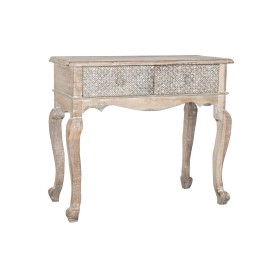 Console DKD Home Decor Blanc Naturel Bois de manguier 91 x 42 x 81 cm de DKD Home Decor, Tables - Réf : S3032306, Prix : 243,...