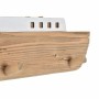 Appendiabiti da parete DKD Home Decor 91 x 8,5 x 20 cm Naturale Legno Barco di DKD Home Decor, Appendiabiti a parete - Rif: S...