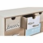 Guarda-Joias DKD Home Decor 40 x 16 x 19 cm Madeira Castanho Turquesa de DKD Home Decor, Organizadores de joias - Ref: S30323...