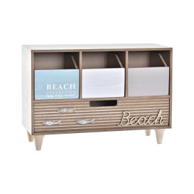 Caja-Joyero DKD Home Decor Cristal Blanco Marfil Madera MDF 30 x 17 x 24 cm | Tienda24 - Global Online Shop Tienda24.eu