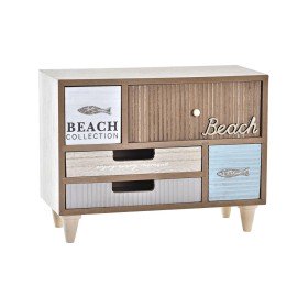 Caja-Joyero DKD Home Decor Cristal Blanco Marfil Madera MDF 30 x 17 x 24 cm | Tienda24 - Global Online Shop Tienda24.eu