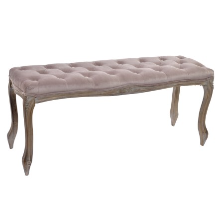 Hocker DKD Home Decor Rosa natürlich Kautschukholz 112 x 38 x 48 cm von DKD Home Decor, Stühle - Ref: S3032495, Preis: 156,68...