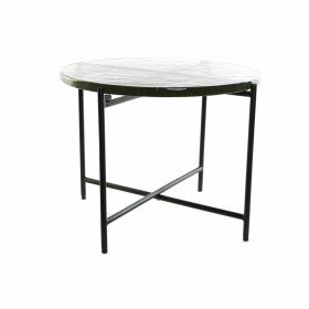 Mesa de apoio DKD Home Decor Branco Castanho Madeira de mangueira 53 x 53 x 53 cm | Tienda24 - Global Online Shop Tienda24.eu