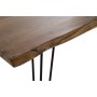 Mesa de Jantar DKD Home Decor 180 x 87 x 76 cm Preto Metal Castanho Acácia de DKD Home Decor, Jogos de móveis - Ref: S3032611...