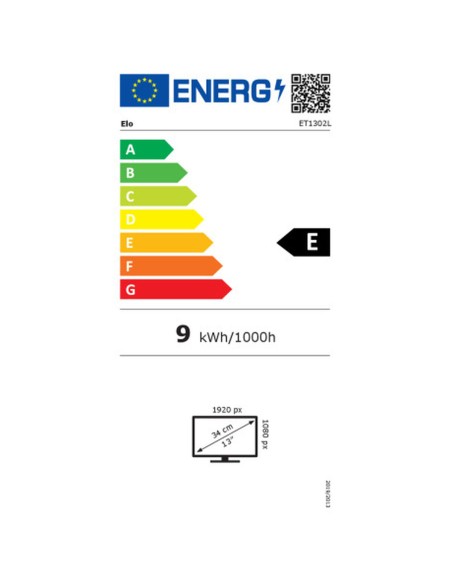 Monitor Elo Touch Systems E683595 Full HD 13,3" 50-60 Hz | Tienda24 Tienda24.eu