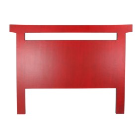 Testiera del Letto DKD Home Decor Nero Rosso Legno Abete Legno MDF 160 x 4 x 120 cm di DKD Home Decor, Letti, strutture e bas...