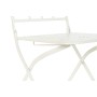 Sedia da giardino DKD Home Decor Bianco Metallo 40 x 48 x 93 cm di DKD Home Decor, Sedie per tavolo da giardino - Rif: S30326...