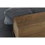 Sofa DKD Home Decor Natural Grey Polyester Aluminium Recycled Wood (224 x 95 x 82 cm) by DKD Home Decor, Sofas & Couches - Re...