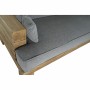 Sofá DKD Home Decor Natural Gris Poliéster Aluminio Madera Reciclada (224 x 95 x 82 cm) de DKD Home Decor, Sofás - Ref: S3032...