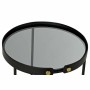 Conjunto de 2 mesas pequenas DKD Home Decor Preto Dourado 30 x 40 cm 38 x 38 x 59 cm de DKD Home Decor, Jogos de móveis - Ref...