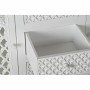 Aparador DKD Home Decor Branco Madeira de mangueira Espelho 122 x 39 x 77 cm de DKD Home Decor, Armários e aparadores - Ref: ...