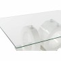 Mesa de Centro DKD Home Decor Blanco Transparente Madera Cristal Madera MDF 110 x 60 x 45 cm | Tienda24 - Global Online Shop Tienda24.eu