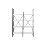 Étagère DKD Home Decor Noir Métal Blanc 4 Etagères Bois MDF (110 x 30 x 150 cm) de DKD Home Decor, Étagères verticales - Réf ...