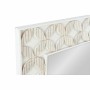 Wall mirror DKD Home Decor Mirror White Mango wood Rhombus (154 x 4 x 92 cm) by DKD Home Decor, Wall-Mounted Mirrors - Ref: S...