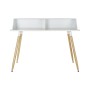 Secretária DKD Home Decor Natural MDF Branco (120 x 60 x 92 cm) de DKD Home Decor, Secretárias e mesas para computador - Ref:...