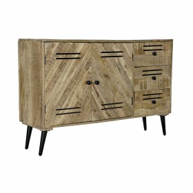 Credenza DKD Home Decor Nero Metallo Legno di mango (140 x 40 x 93 cm) di DKD Home Decor, Credenze e buffet - Rif: S3033030, ...