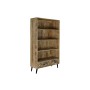 Scaffale DKD Home Decor Nero Metallo Marrone scuro Legno di mango 100 x 40 x 180 cm di DKD Home Decor, Unità di mensole - Rif...