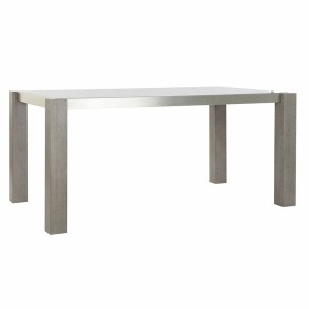 Mesa de Comedor DKD Home Decor Cristal Gris Aluminio Roble Cristal Templado (162 x 92 x 74 cm) de DKD Home Decor, Mesas - Ref...